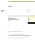 Printed estimate