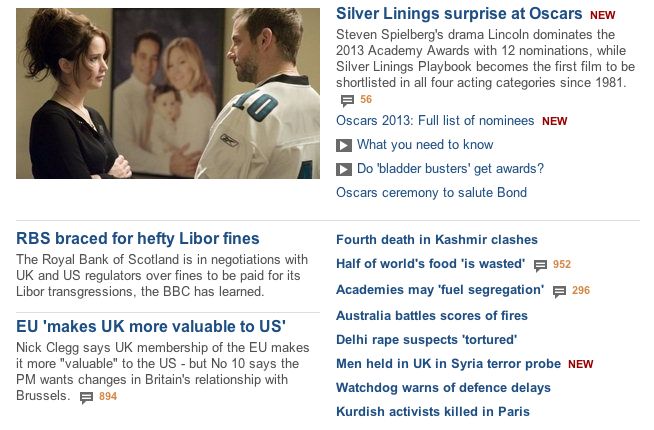 BBC example showing icons in list items