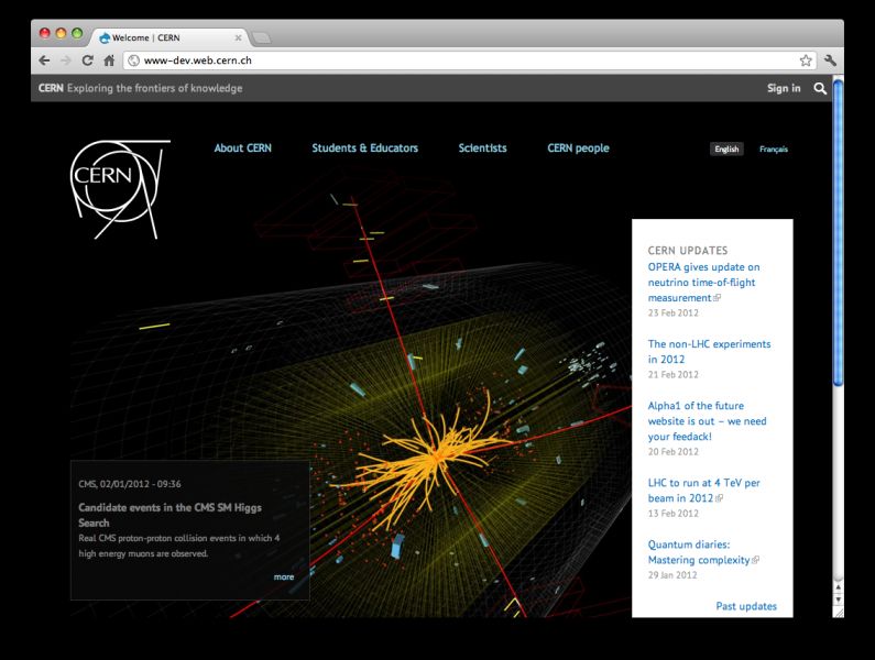 alpha1_screenshot_home CERN Alpha Screenshot