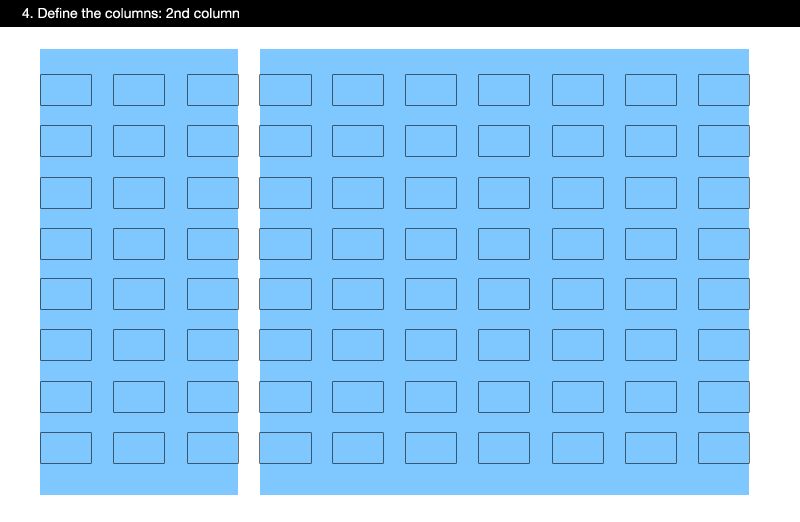 Image showing creating a second column