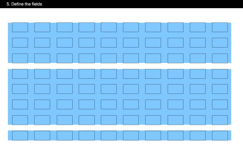 Image showing creating a first column