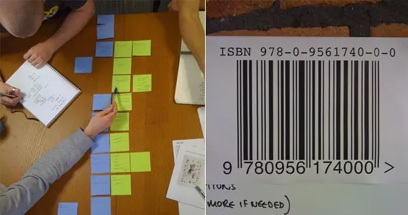 getting to grips with the process, and our first ISBN number